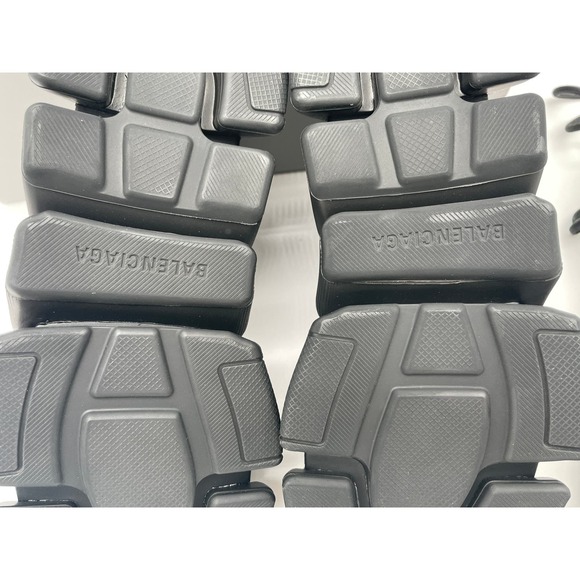 NEW BALENCIAGA 2.0 BLACK LOGO PRINT SPEED SOCK SNEAKERS BOX 39 9 - Picture 12 of 14